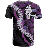 Poni Aloha Hawaii Lei T Shirt Tropical Flowers Elegant Vibe - Polynesian Pride