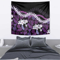 Poni Aloha Hawaii Lei Tapestry Tropical Flowers Elegant Vibe - Polynesian Pride