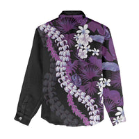Poni Aloha Hawaii Lei Women Casual Shirt Tropical Flowers Elegant Vibe - Polynesian Pride