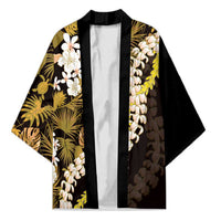 Kula Aloha Hawaii Lei Kimono Tropical Flowers Elegant Vibe - Polynesian Pride