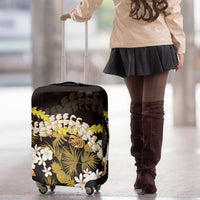 Kula Aloha Hawaii Lei Luggage Cover Tropical Flowers Elegant Vibe - Polynesian Pride