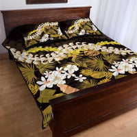 Kula Aloha Hawaii Lei Quilt Bed Set Tropical Flowers Elegant Vibe - Polynesian Pride