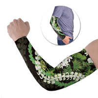 Omaomao Aloha Hawaii Lei Arm Sleeves Tropical Flowers Elegant Vibe - Polynesian Pride