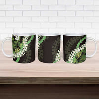 Omaomao Aloha Hawaii Lei Ceramic Mug Tropical Flowers Elegant Vibe - Polynesian Pride