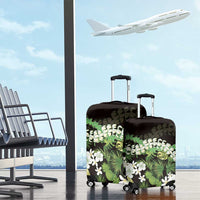 Omaomao Aloha Hawaii Lei Luggage Cover Tropical Flowers Elegant Vibe - Polynesian Pride