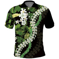 Omaomao Aloha Hawaii Lei Polo Shirt Tropical Flowers Elegant Vibe - Polynesian Pride
