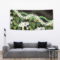 Omaomao Aloha Hawaii Lei Tapestry Tropical Flowers Elegant Vibe - Polynesian Pride