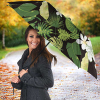 Omaomao Aloha Hawaii Lei Umbrella Tropical Flowers Elegant Vibe - Polynesian Pride