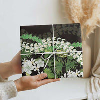 Omaomao Aloha Hawaii Lei Wrapping Paper Tropical Flowers Elegant Vibe - Polynesian Pride