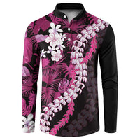 Akala Aloha Hawaii Lei Button Sweatshirt Tropical Flowers Elegant Vibe - Polynesian Pride