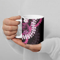 Akala Aloha Hawaii Lei Ceramic Mug Tropical Flowers Elegant Vibe - Polynesian Pride