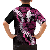 Akala Aloha Hawaii Lei Family Matching Off The Shoulder Long Sleeve Dress and Hawaiian Shirt Tropical Flowers Elegant Vibe - Polynesian Pride