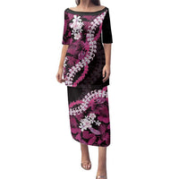 Akala Aloha Hawaii Lei Family Matching Puletasi and Hawaiian Shirt Tropical Flowers Elegant Vibe - Polynesian Pride