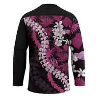Akala Aloha Hawaii Lei Hockey Jersey Tropical Flowers Elegant Vibe - Polynesian Pride