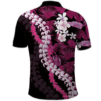 Akala Aloha Hawaii Lei Polo Shirt Tropical Flowers Elegant Vibe - Polynesian Pride