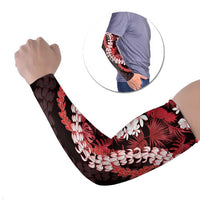 Ulaula Aloha Hawaii Lei Arm Sleeves Tropical Flowers Elegant Vibe - Polynesian Pride