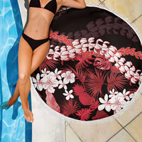 Ulaula Aloha Hawaii Lei Beach Blanket Tropical Flowers Elegant Vibe - Polynesian Pride