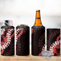 Ulaula Aloha Hawaii Lei 4 in 1 Can Cooler Tumbler Tropical Flowers Elegant Vibe - Polynesian Pride