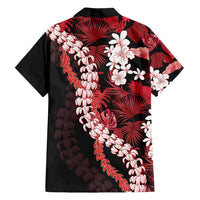 Ulaula Aloha Hawaii Lei Family Matching Puletasi and Hawaiian Shirt Tropical Flowers Elegant Vibe - Polynesian Pride