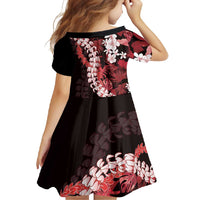 Ulaula Aloha Hawaii Lei Family Matching Summer Maxi Dress and Hawaiian Shirt Tropical Flowers Elegant Vibe - Polynesian Pride