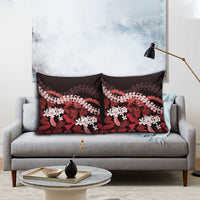 Ulaula Aloha Hawaii Lei Pillow Cover Tropical Flowers Elegant Vibe - Polynesian Pride