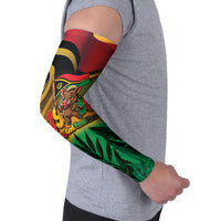 Vanuatu Independence Day Arm Sleeves Chibi Boar Proud To Be A Ni-Van LT14 - Polynesian Pride