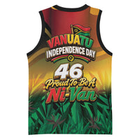 Vanuatu Independence Day Basketball Jersey Chibi Boar Proud To Be A Ni-Van LT14 - Polynesian Pride