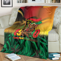 Vanuatu Independence Day Blanket Chibi Boar Proud To Be A Ni-Van LT14 - Polynesian Pride