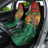 Vanuatu Independence Day Car Seat Cover Chibi Boar Proud To Be A Ni-Van LT14 - Polynesian Pride