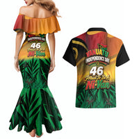 Vanuatu Independence Day Couples Matching Mermaid Dress and Hawaiian Shirt Chibi Boar Proud To Be A Ni-Van LT14 - Polynesian Pride