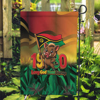 Vanuatu Independence Day Garden Flag Chibi Boar Proud To Be A Ni-Van LT14 Garden Flag Multicolor - Polynesian Pride