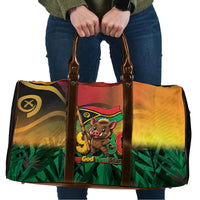 Vanuatu Independence Day Travel Bag Chibi Boar Proud To Be A Ni-Van LT14 Multicolor - Polynesian Pride