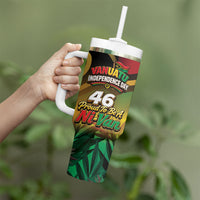 Vanuatu Independence Day Tumbler With Handle Chibi Boar Proud To Be A Ni-Van LT14 - Polynesian Pride