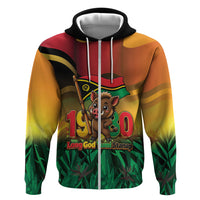 Vanuatu Independence Day Zip Hoodie Chibi Boar Proud To Be A Ni-Van LT14 Zip Hoodie Multicolor - Polynesian Pride