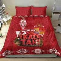 Tonga Rugby Custom Bedding Set 2026 Go Ikale Tahi Ngatu Pattern LT14 - Polynesian Pride