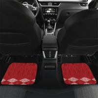 Tonga Rugby Custom Car Mats 2026 Go Ikale Tahi Ngatu Pattern LT14 Set 2pcs - Back Red - Polynesian Pride