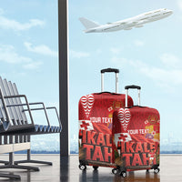 Tonga Rugby Custom Luggage Cover 2026 Go Ikale Tahi Ngatu Pattern LT14 - Polynesian Pride