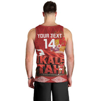 Tonga Rugby Custom Men Tank Top 2026 Go Ikale Tahi Ngatu Pattern LT14 - Polynesian Pride