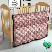 Pastel Pink Samoa Siapo Teuila Flowers Quilt - Polynesian Pride