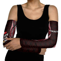 Tonga Rugby Arm Sleeves 2025 Mate Maa Tonga Ngatu Motif - Polynesian Pride