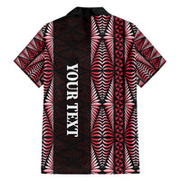 Tonga Rugby Personalised Family Matching Puletasi and Hawaiian Shirt 2025 Mate Maa Tonga Ngatu Motif - Polynesian Pride