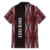 Tonga Rugby Personalised Hawaiian Shirt 2025 Mate Maa Tonga Ngatu Motif - Polynesian Pride