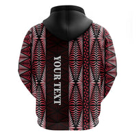 Tonga Rugby Personalised Hoodie 2025 Mate Maa Tonga Ngatu Motif - Polynesian Pride