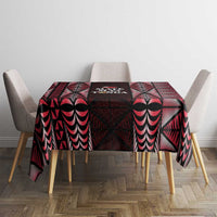 Tonga Rugby Tablecloth 2025 Mate Maa Tonga Ngatu Motif - Polynesian Pride