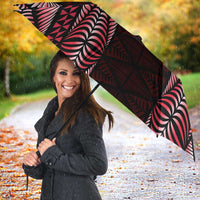 Tonga Rugby Umbrella 2025 Mate Maa Tonga Ngatu Motif - Polynesian Pride