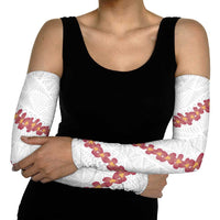 White Sunday Tonga Fakame Arm Sleeves Tongan Ngatu Heilala Lei - Polynesian Pride
