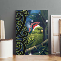New Zealand Christmas Canvas Wall Art Cute Kakapo Meri Kirihimete Maori Koru LT14 - Polynesian Pride