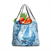 New Zealand Saling Grocery Bag Aotearoa Yacht Racing - Born To Sail