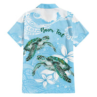 Personalised Polynesia Valentine's Day Family Matching Tank Maxi Dress and Hawaiian Shirt SeaTurtle Couple Polynesian - Fairy Sparkles Color LT14 - Polynesian Pride