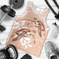 Happy Valentine's Day Polynesia Men Tank Top SeaTurtle Couple Polynesian - Desert Sand Color